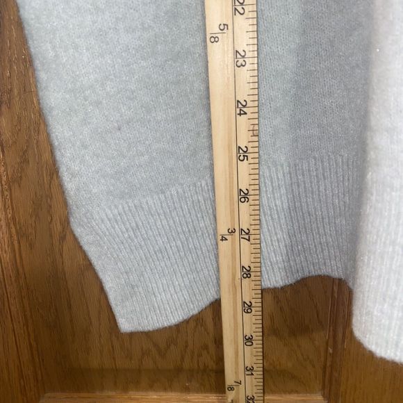 Banana Republic Sweater Women's Medium Merino Woolblend Light Blue - Picture 7 of 7
